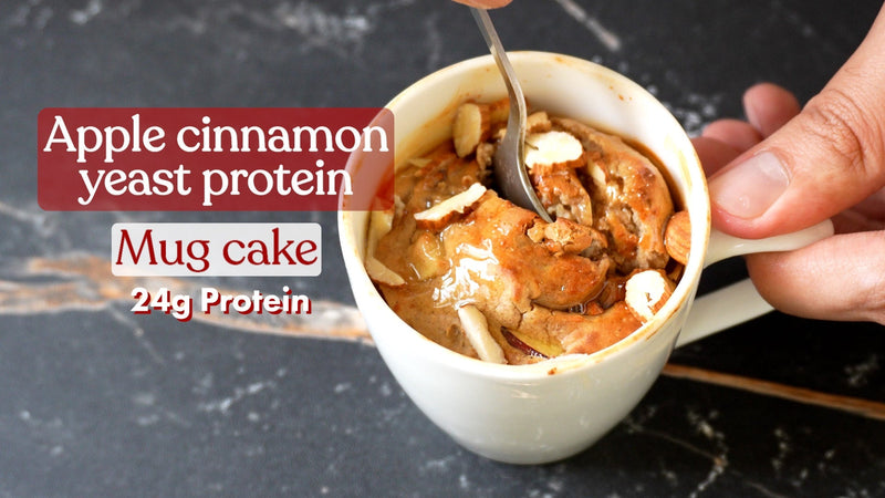 Apple Cinnamon Yeast Protein Mug Cake