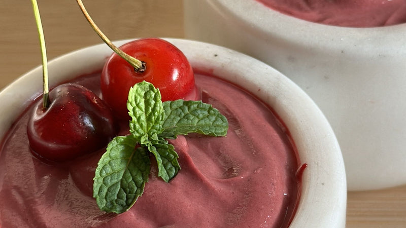 2 Ingredient Red Velvet Protein Mousse