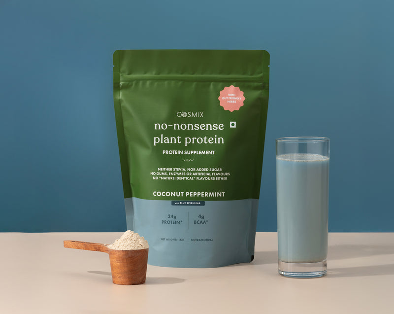 Cosmix Coconut Peppermint No Nonsense Plant Protein Powder