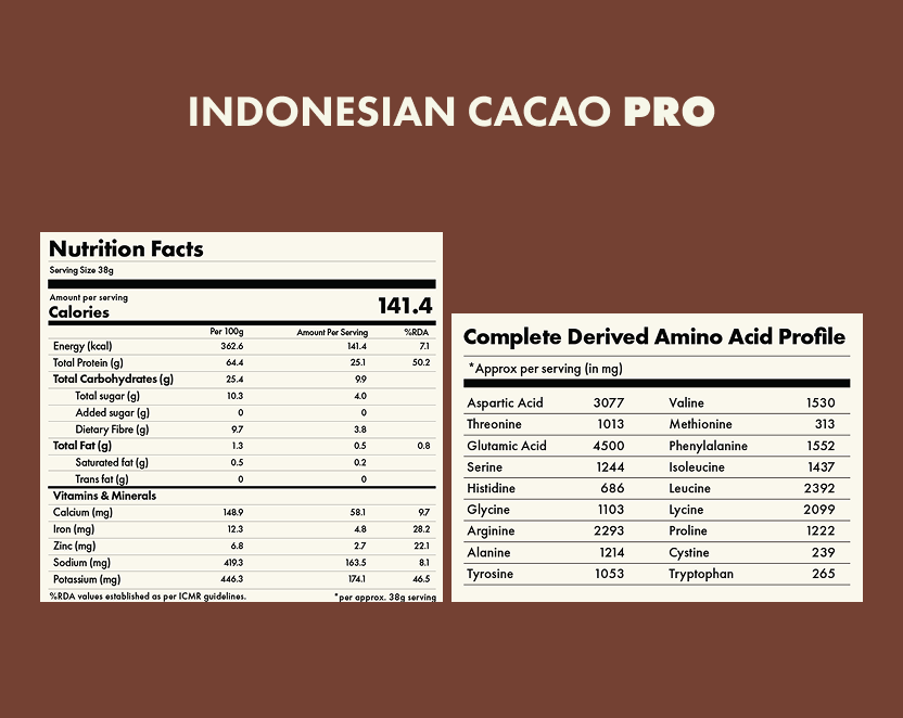 No-Nonsense Plant Protein - Indonesian Cacao Pro