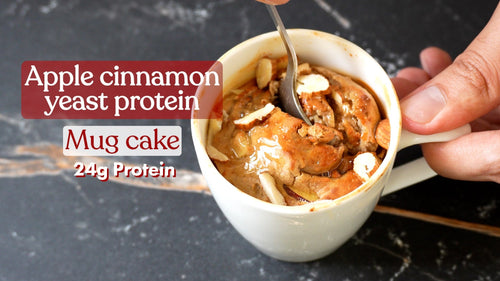 Apple Cinnamon Yeast Protein Mug Cake