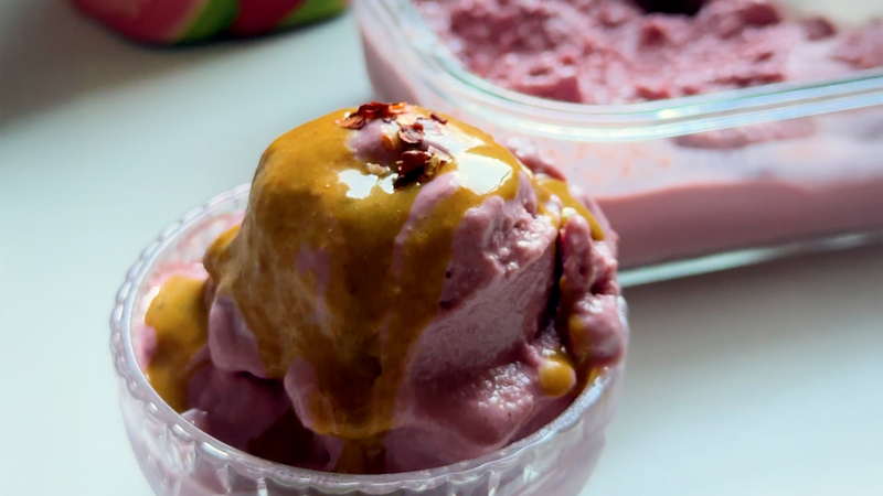 Chilli Guava Protein Icecream