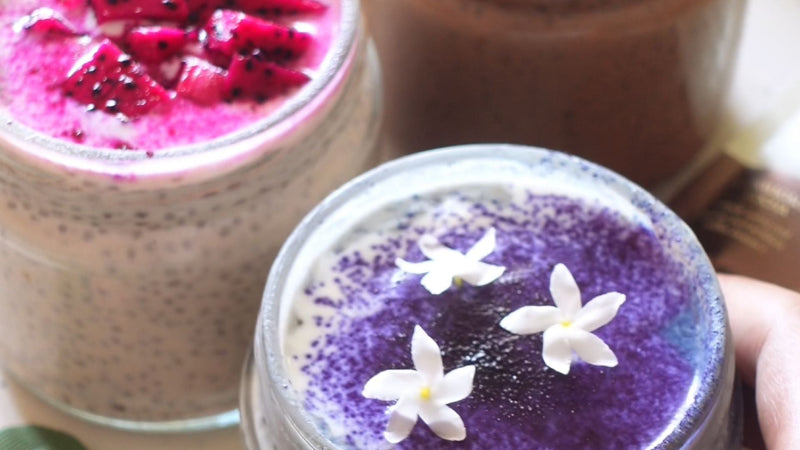 Chia Pudding jars