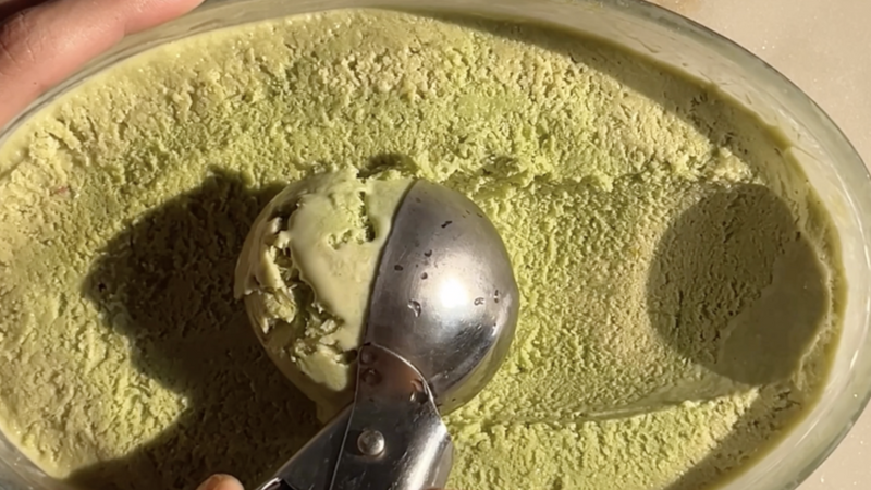 High Protein Matcha Icecream