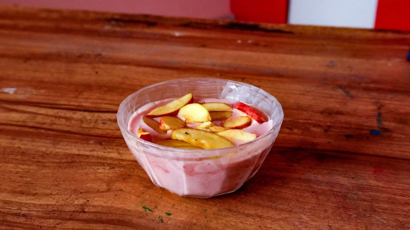 High Protein Strawberry Froyo