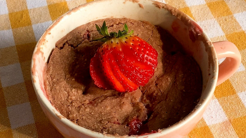 Strawberry Mug Cake