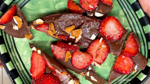 Strawberry Protein Barks