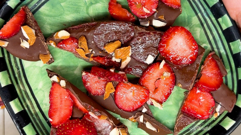 Strawberry Protein Barks