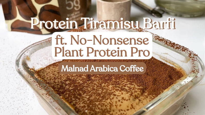 Protein Tiramisu Barfi