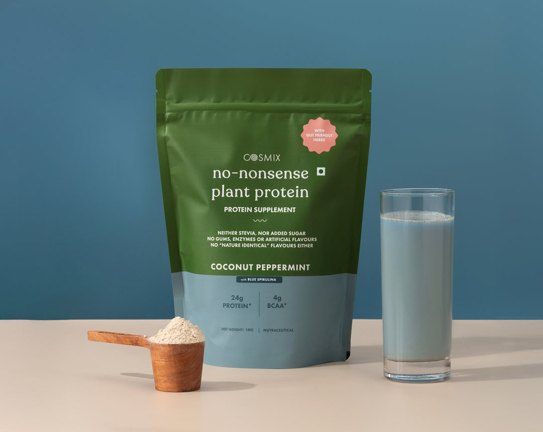 Cosmix Coconut Peppermint No Nonsense Plant Protein Powder