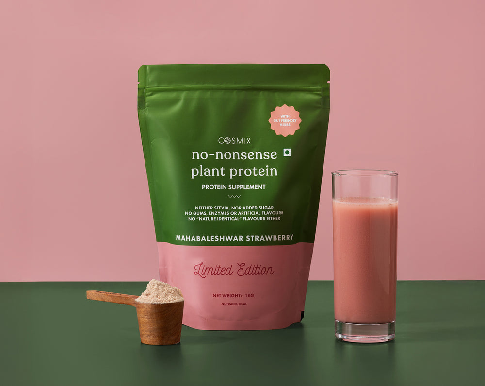 No-Nonsense Plant Protein - Mahabaleshwar Strawberry