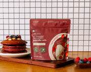 No-Nonsense Plant Protein Pancakes -  Red Velvet