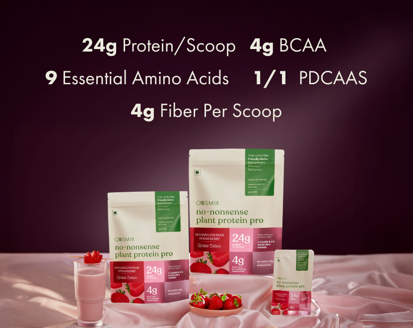 No-Nonsense Plant Protein - Mahabaleshwar Strawberry Pro