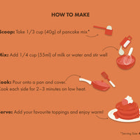 No-Nonsense Plant Protein Pancakes -  Carrot Cake