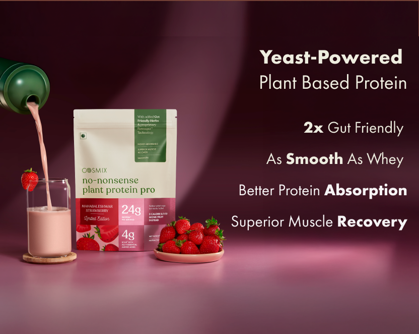 No-Nonsense Plant Protein - Mahabaleshwar Strawberry Pro