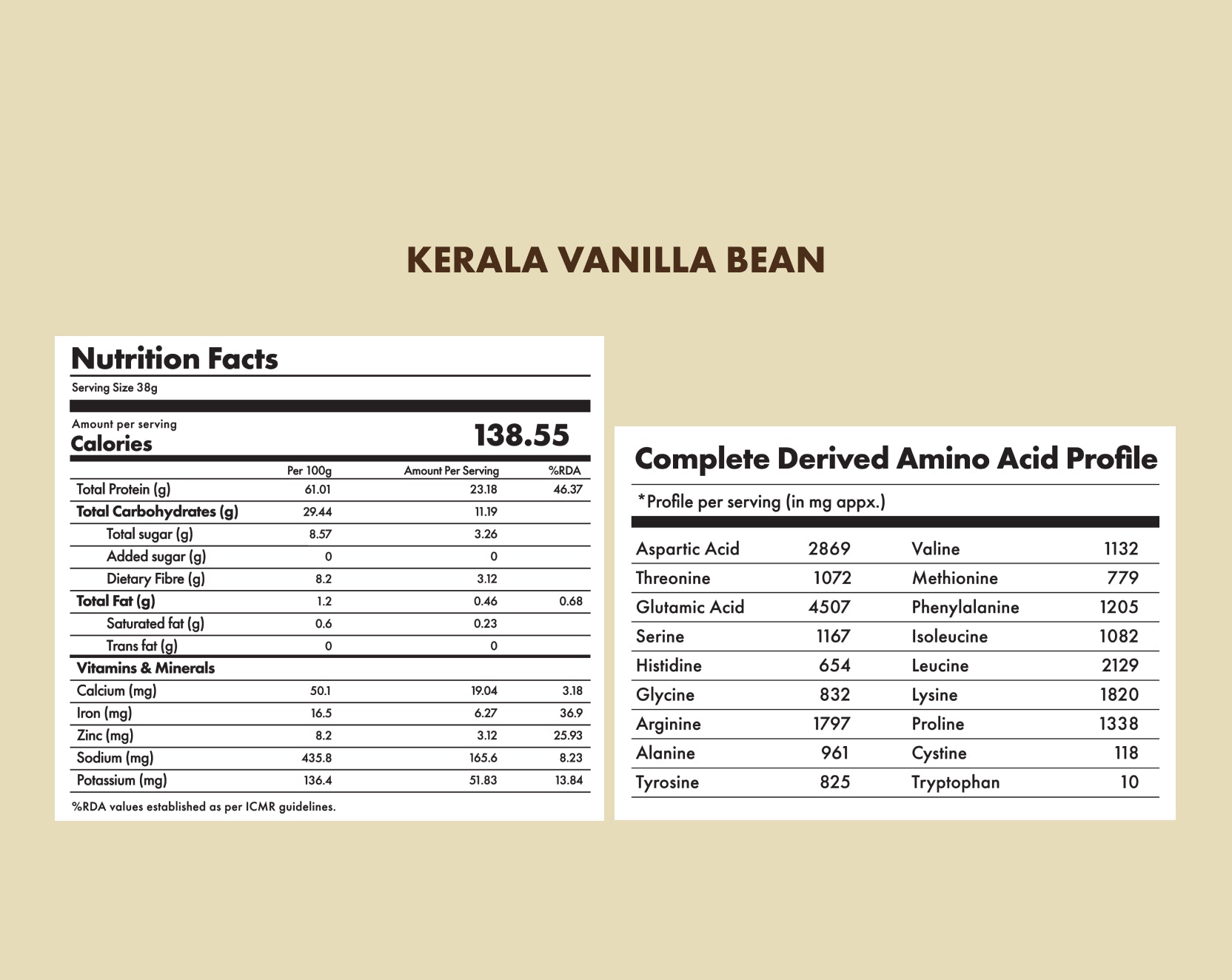 No-Nonsense Plant Protein - Kerala Vanilla Bean
