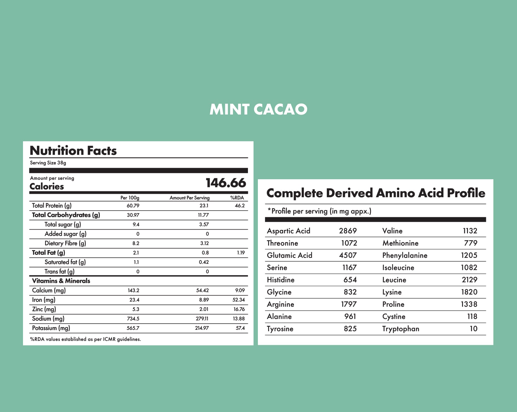 No-Nonsense Plant Protein - Mint Cacao
