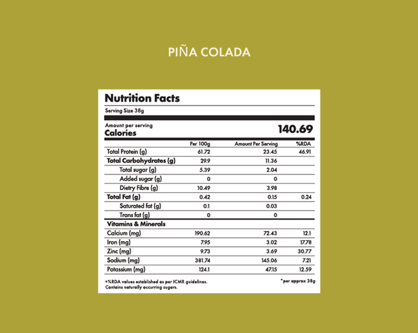 No-Nonsense Plant Protein - Piña Colada
