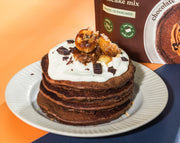 No-Nonsense Plant Protein Pancakes -  Chocolate