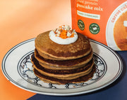 No-Nonsense Plant Protein Pancakes -  Carrot Cake