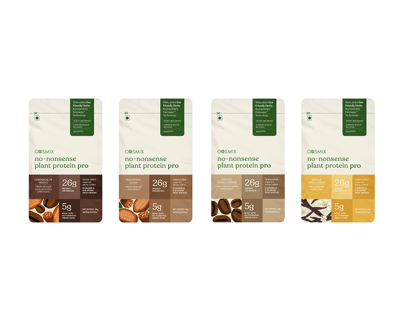 No-Nonsense Plant Protein - Assorted Pack of 4 pro sachets