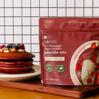 No-Nonsense Plant Protein Pancakes -  Red Velvet