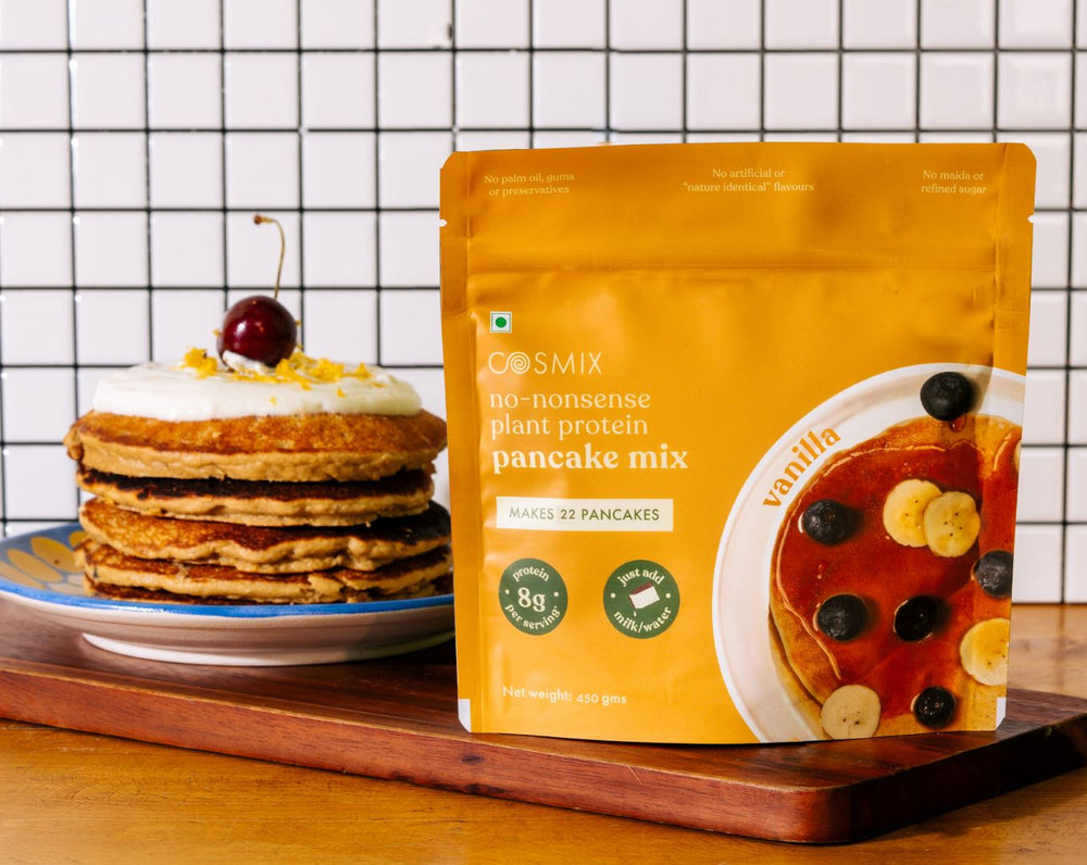 No-Nonsense Plant Protein Pancakes - Vanilla