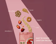 No-Nonsense Plant Protein Pancakes - Strawberry
