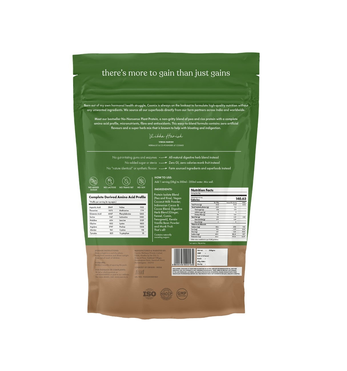 No-Nonsense Plant Protein - Indonesian Cacao