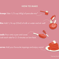 No-Nonsense Plant Protein Pancakes - Strawberry