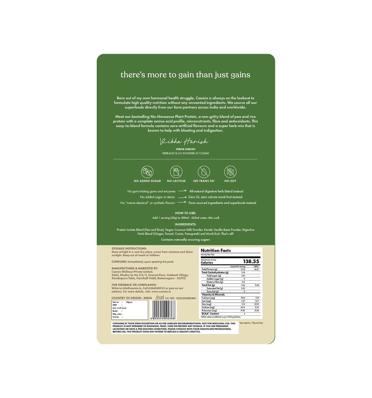 No-Nonsense Plant Protein - Assorted Flavours (Sachets)