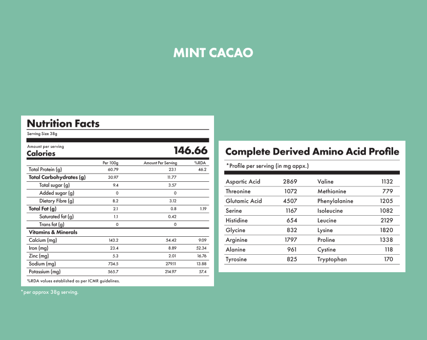 No-Nonsense Plant Protein - Mint Cacao