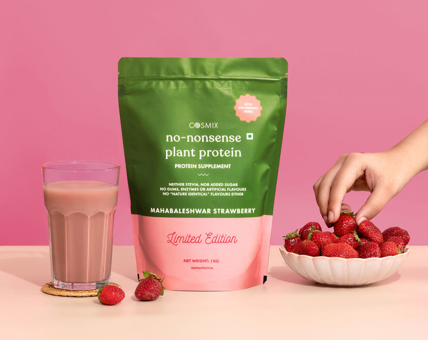 No-Nonsense Plant Protein - Mahabaleshwar Strawberry