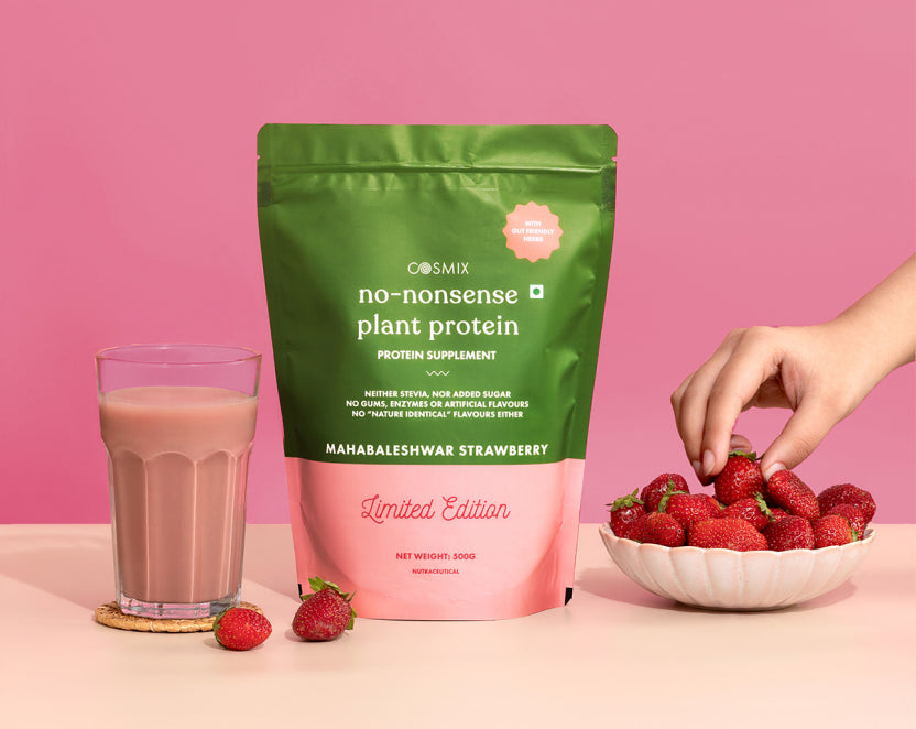 No-Nonsense Plant Protein - Mahabaleshwar Strawberry