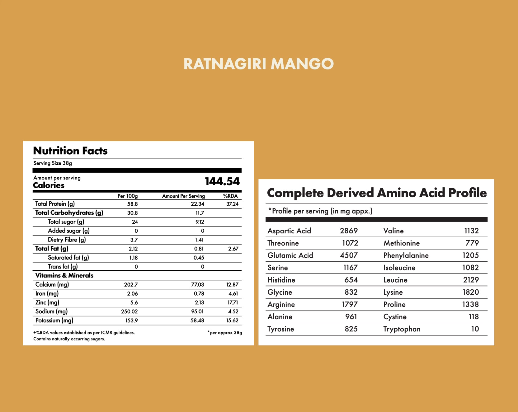 No-Nonsense Plant Protein - PIÑA COLADA & RATNAGIRI MANGO