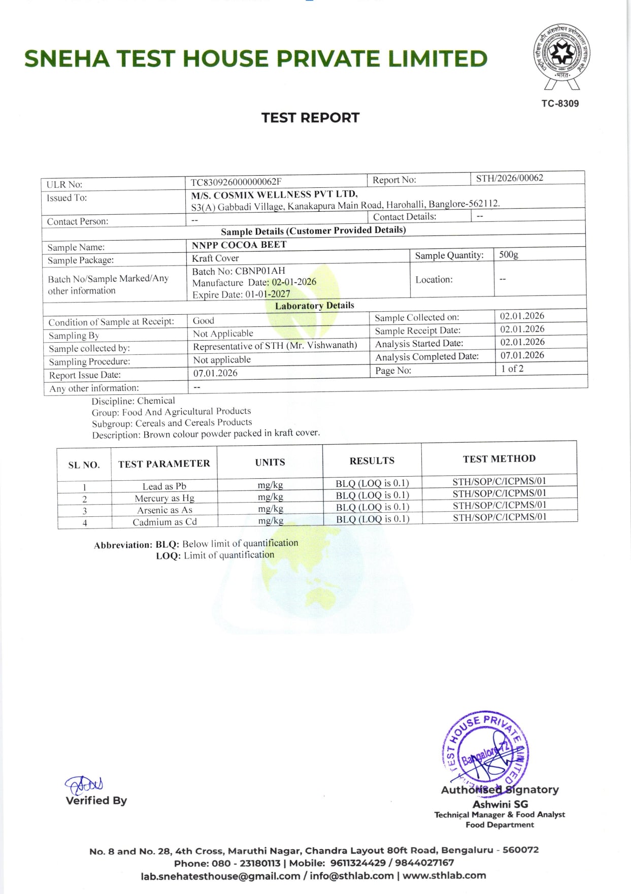 Certificate 22