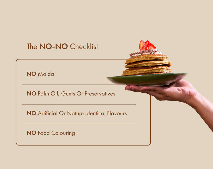 No-Nonsense Plant Protein Pancakes - Vanilla Choco Chip