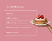 No-Nonsense Plant Protein Pancakes - Strawberry
