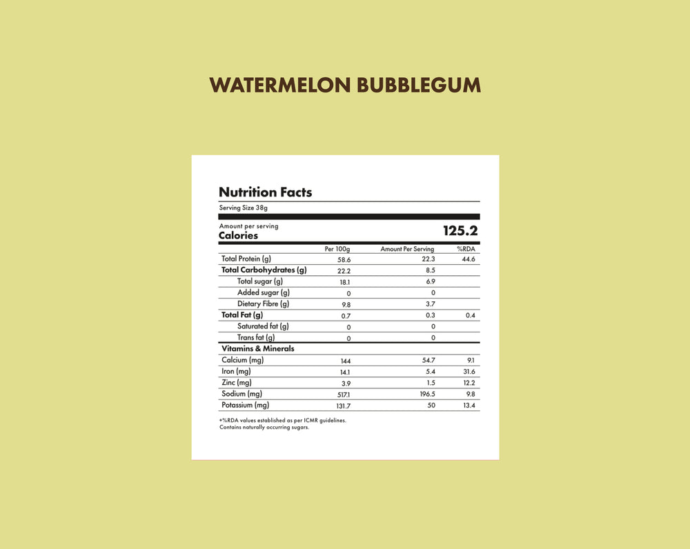 No-Nonsense Plant Protein - Watermelon Bubblegum