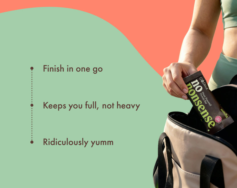 No-Nonsense Protein Bar - Mocha Almond | Pack of 6 | 270g