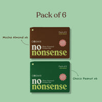 No-Nonsense Protein Bar - Mocha Almond | Pack of 6 | 270g