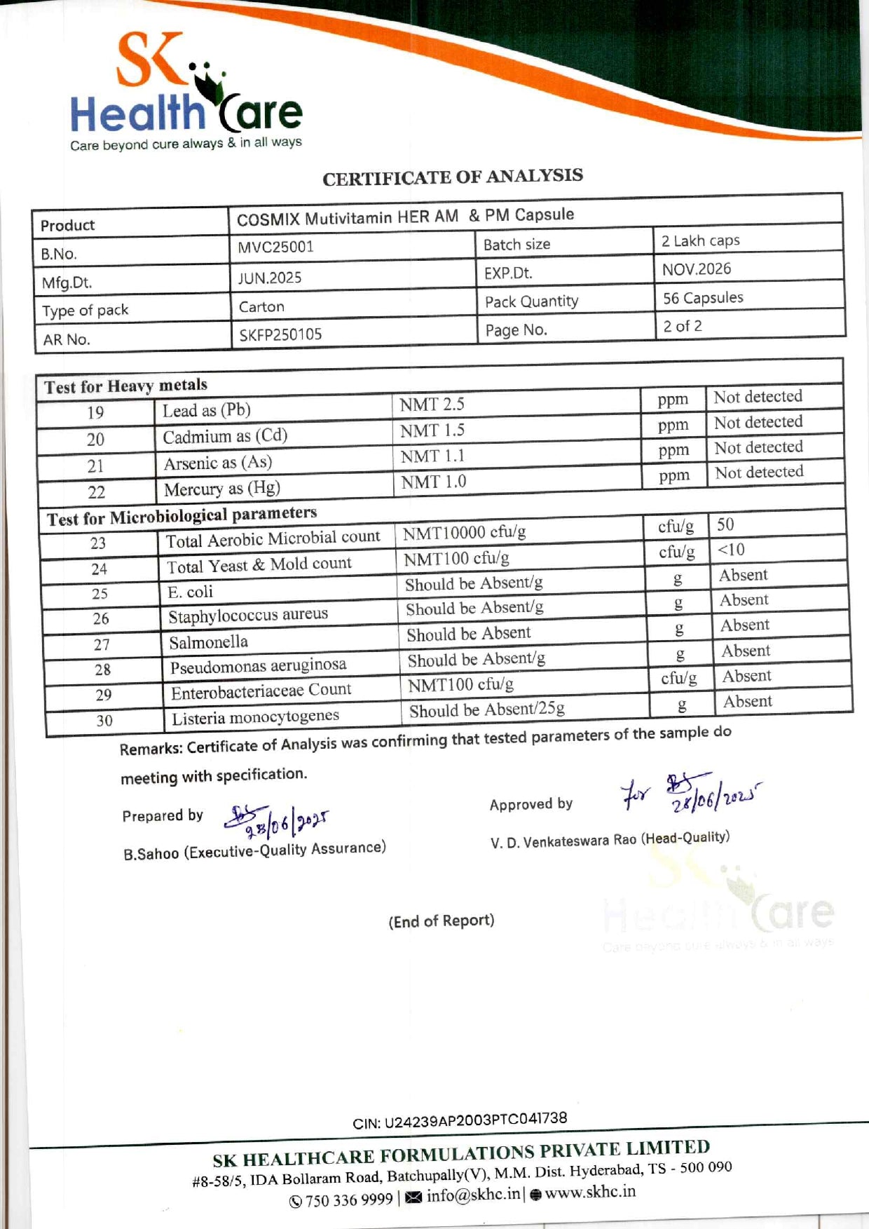 Certificate 1