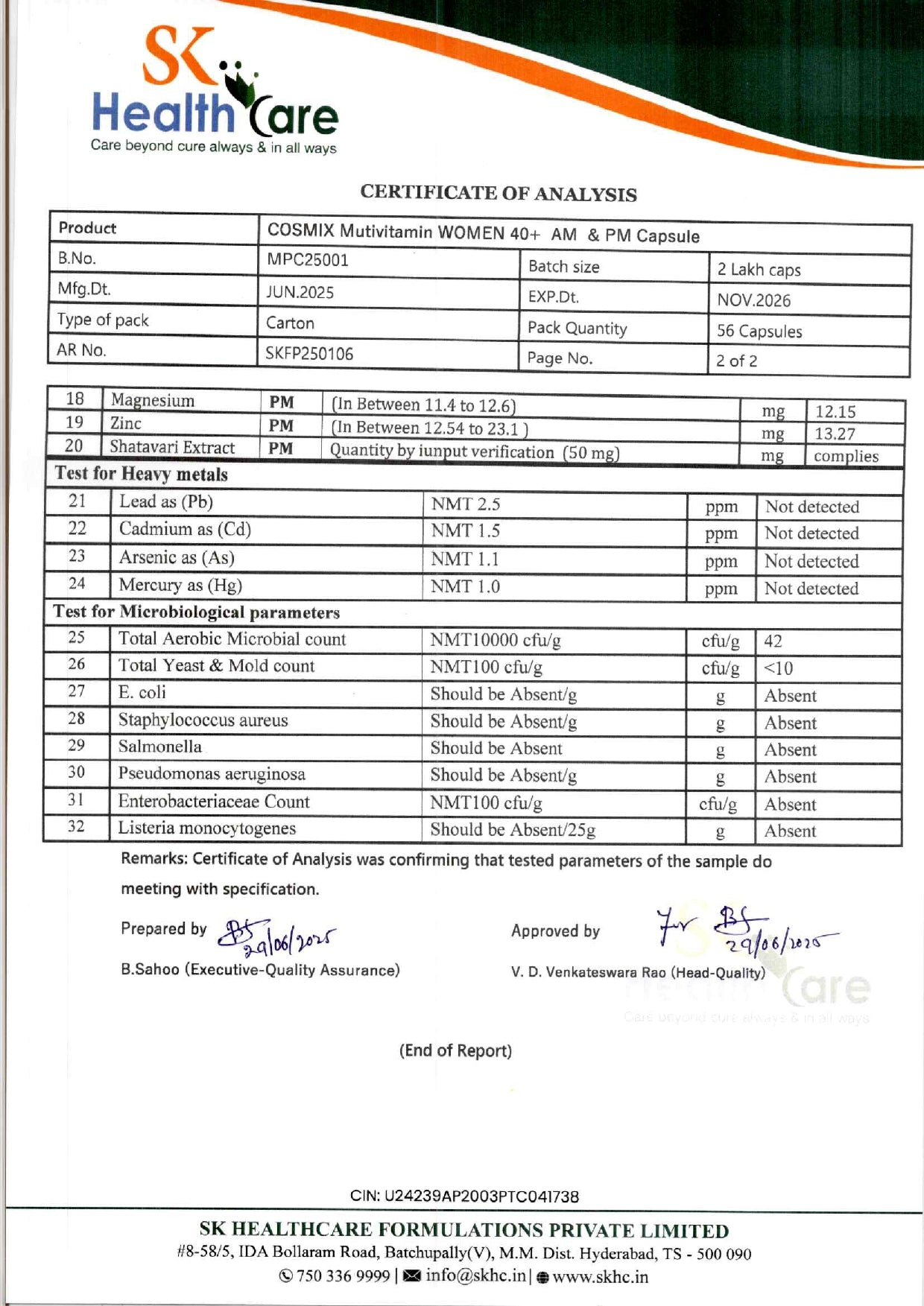 Certificate 1