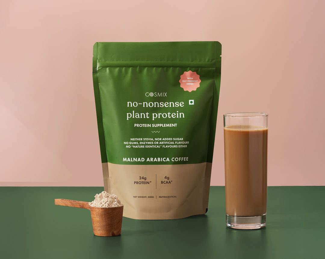 Cosmix Malanad Arabica Coffee No Nonsense Plant Protein Powder