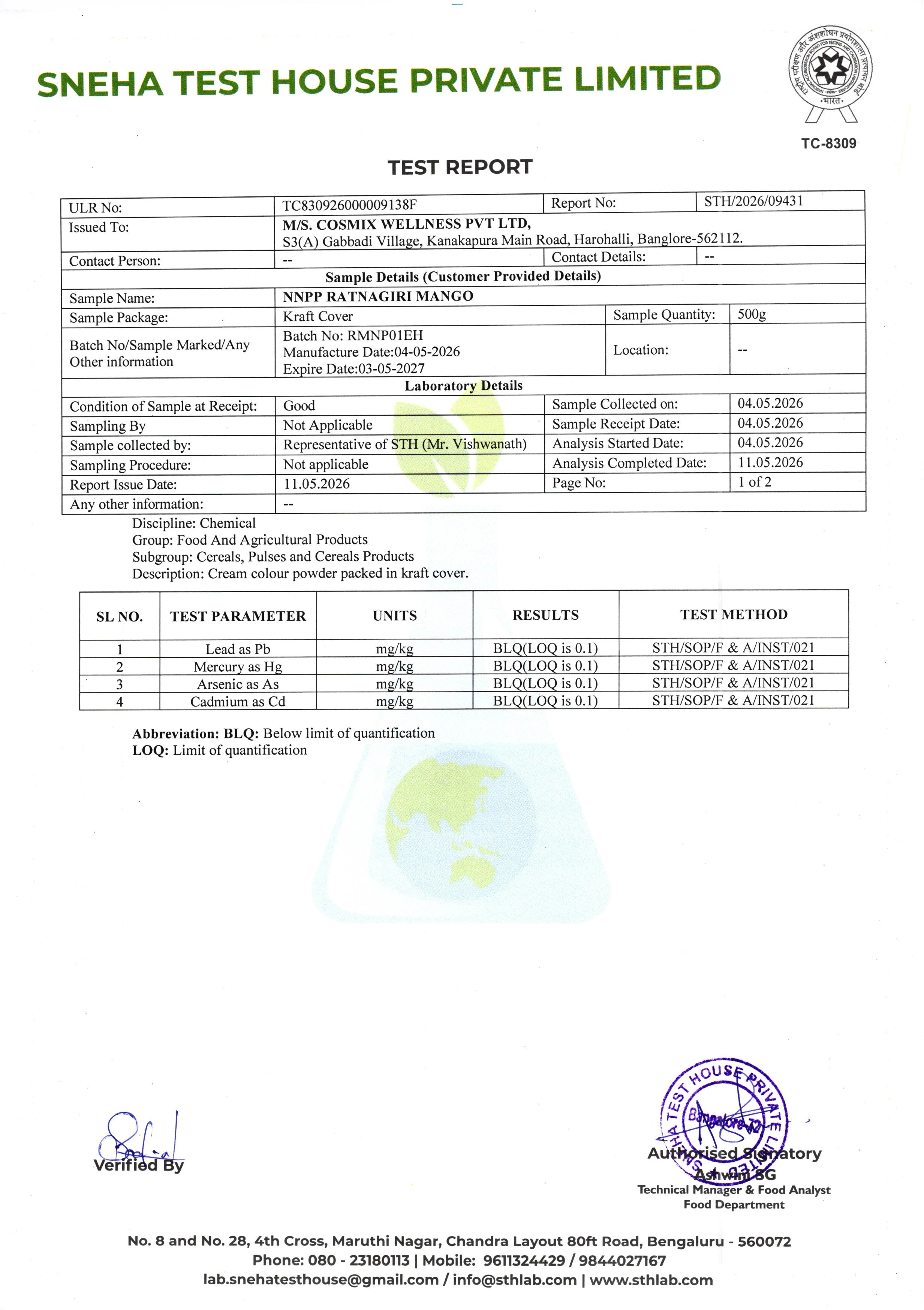 Certificate 1
