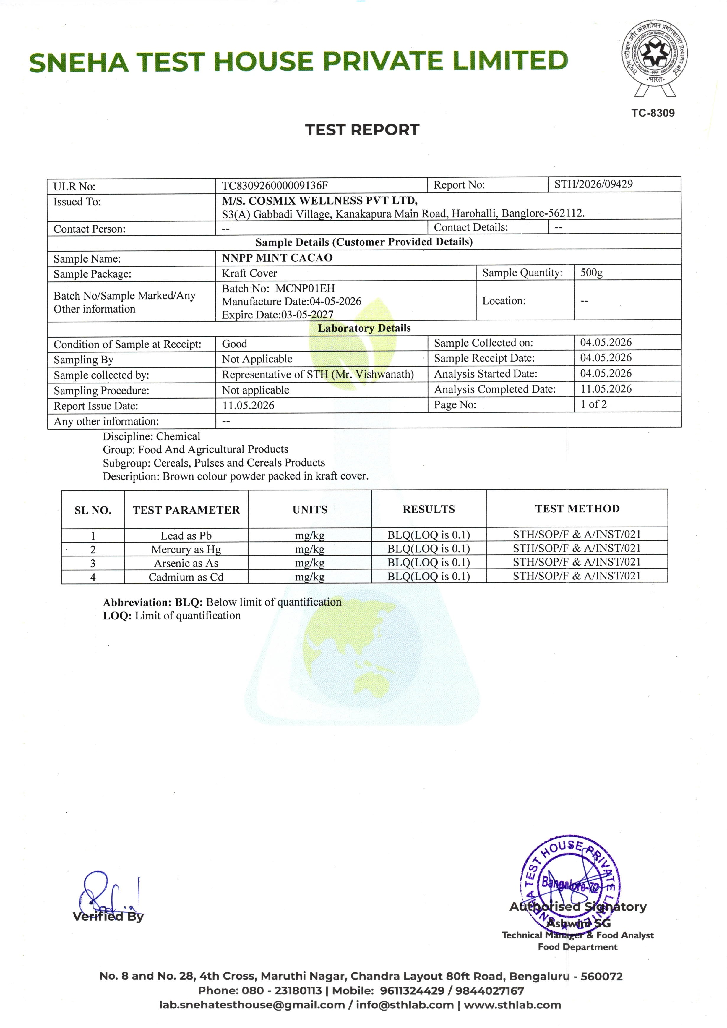 Certificate 1